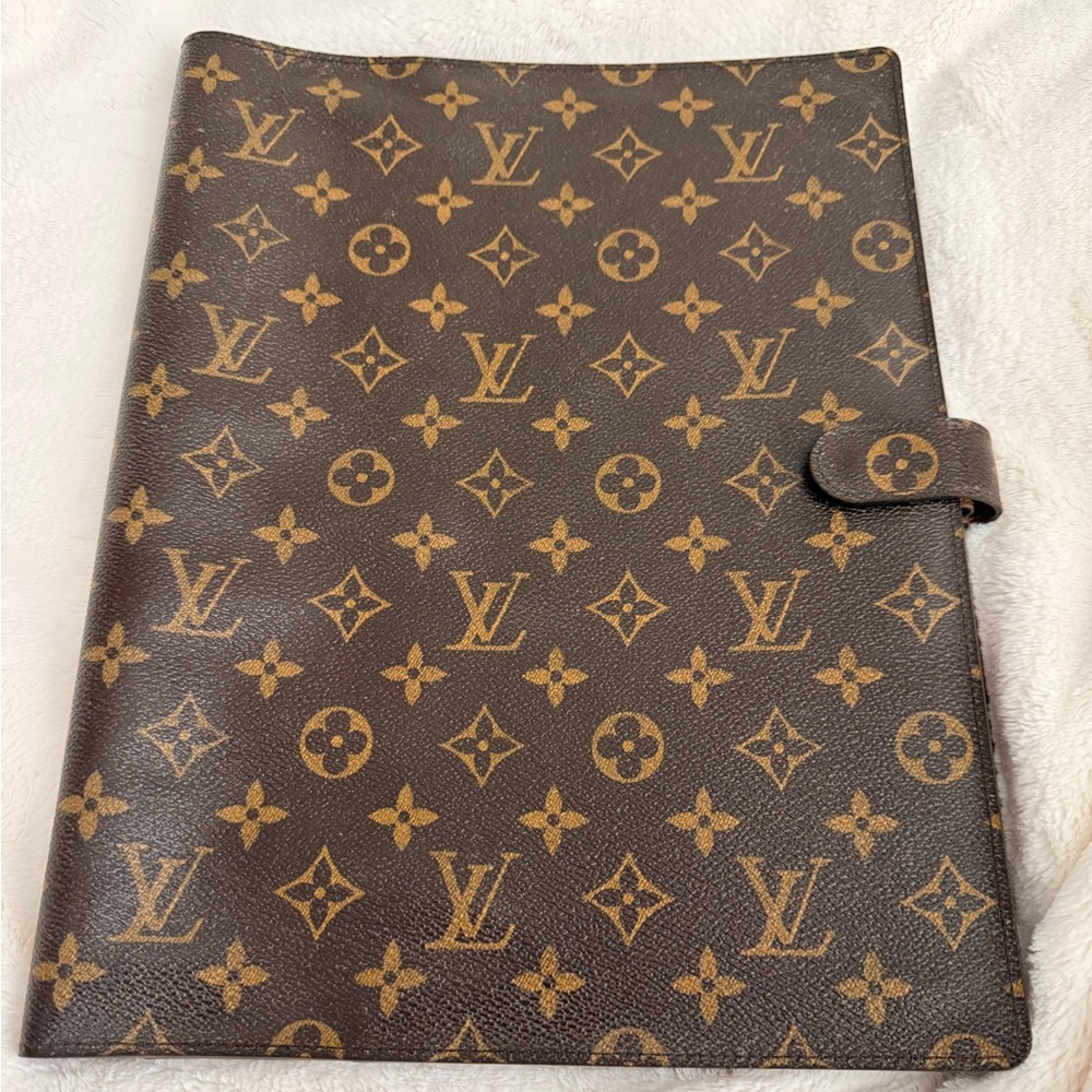 Louis Vuitton Brown and Gold Monogram Portfolio